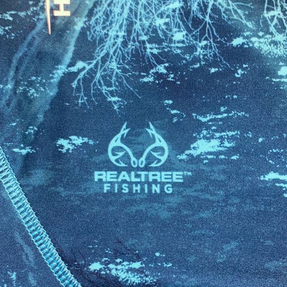 Blue Habit Shirt Size Large - Picture 3 of 5